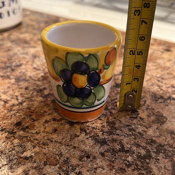 Terra-cotta shot glass can be used as a small planter - Picture 6 of 7